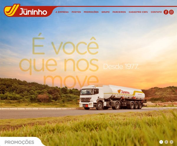 Site produzido pela Uébi - REDE DE POSTOS JUNINHO